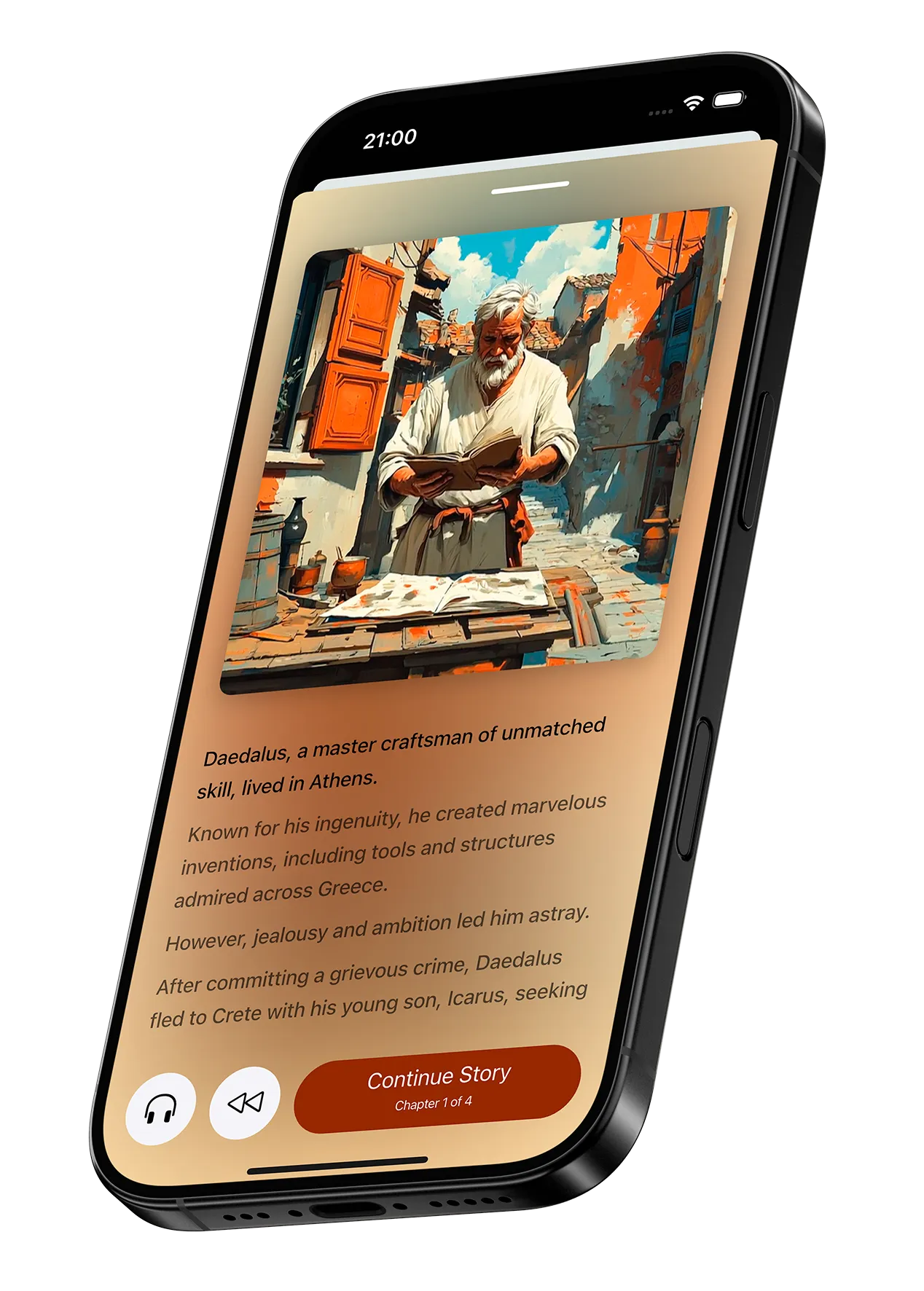 Phone with Chunks app